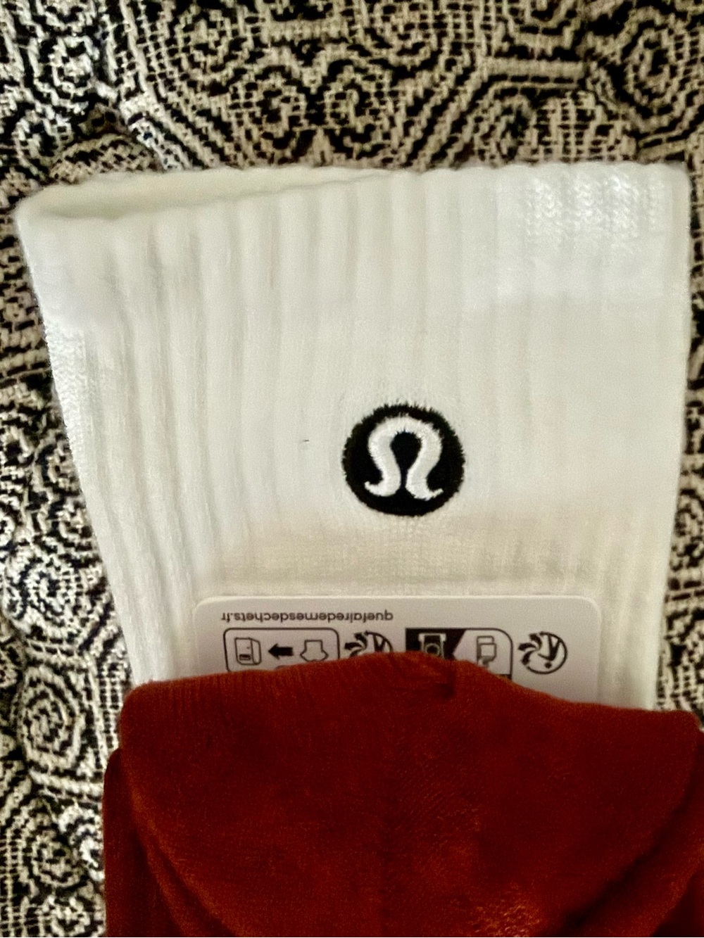 NWT Lululemon Daily Essentials Crew Socks Size M (7-9) 🍂🍁🍂 - Picture 5 of 5